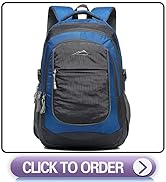 Backpack Bookbag for School College Student Travel Business Hiking Fit Laptop Up to 15.6 Inch