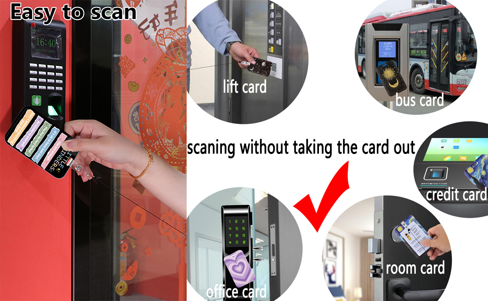 open the card holder