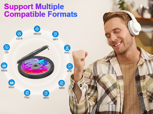 cd player with speakers