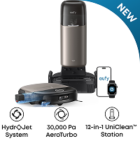 eufy C28 Robot Vacuum Cleaner and Mop Combo, 15,000 Pa, HydroJet Roller Mop