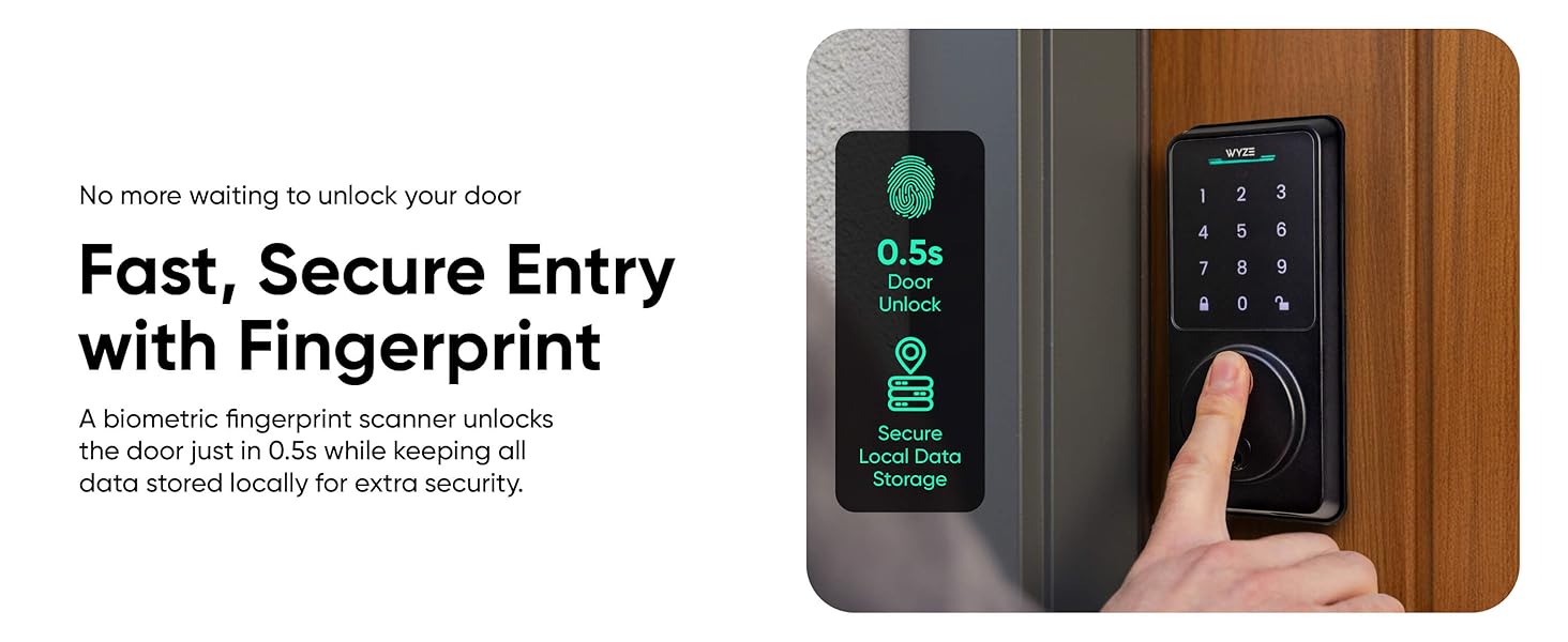 Wyze Lock Bolt v2 Fingerprint