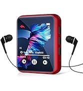 32GB MP3 Player Bluetooth 5.0 Full Touch Screen Color Screen Mini MP3 Player, HiFi Lossless Music...
