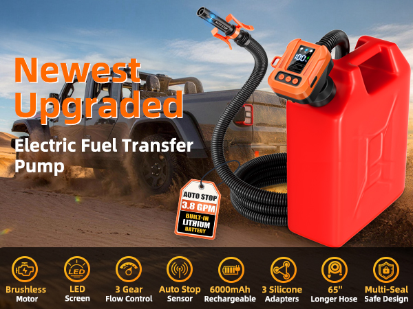 cordless fuel transfer pump