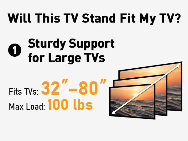 Rolling TV Stand