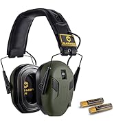 EARMOR Shooting Ear Protection, Electronic Ear Protection For Gun Range Bluetooth 5.4 Ear Muffs w...