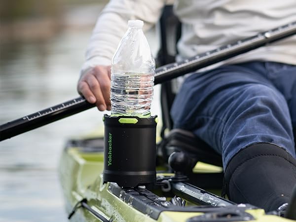 Kayak Cup Holder with Rubber Tab