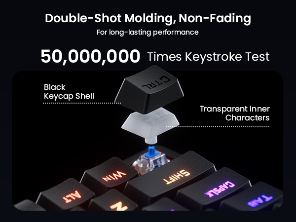 blue switch mechanical keyboard