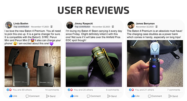 user reviews