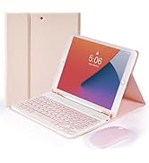 Nsyee Keyboard Case for iPad 9th 8th 7th Generation 10.2 Inch, Detachable Bluetooth Keyboard Case...