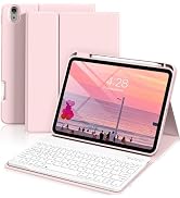 ZKTUYU for iPad (A16) 11th/10th Generation Case with Keyboard 11/10.9 inch 2025/2022, Detachable ...