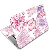 SUPERDANT Laptop Skin Sticker Pink Retro Game Laptop Decals Personalized Universal Notebook Compu...