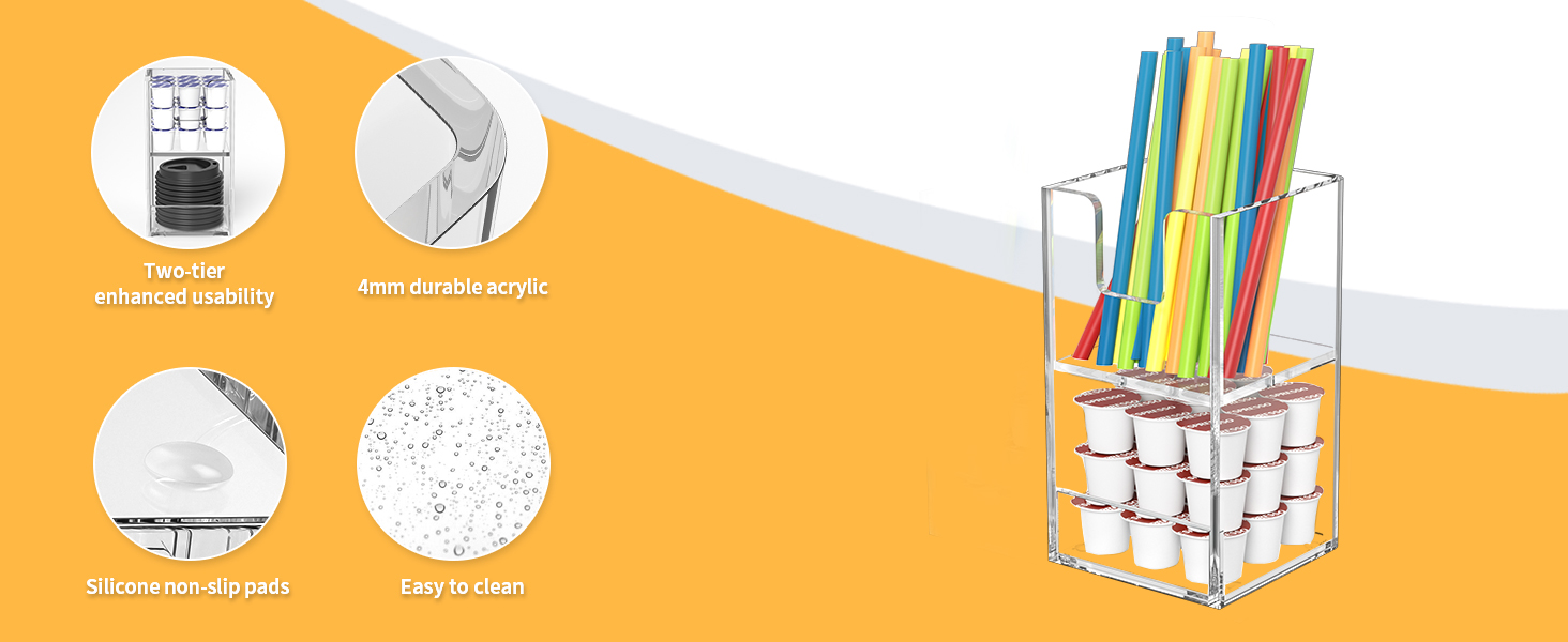 disposable coffee cup and lid holder