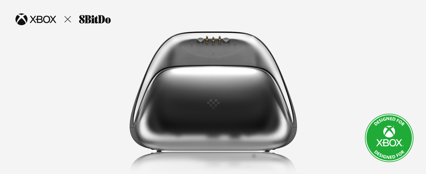 Xbox Charging Station with Magnetic Secure Charging for Xbox Series X|S and Xbox One Controller 