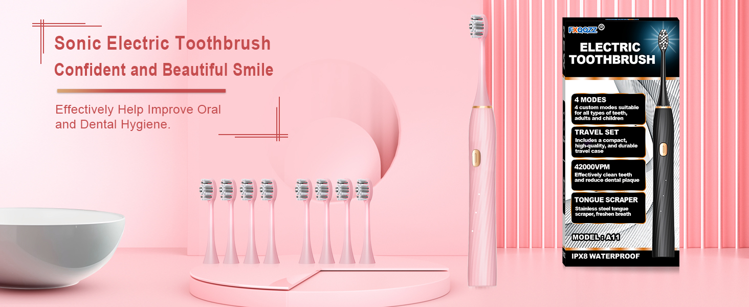 Electric Toothbrush for Adults and Kids