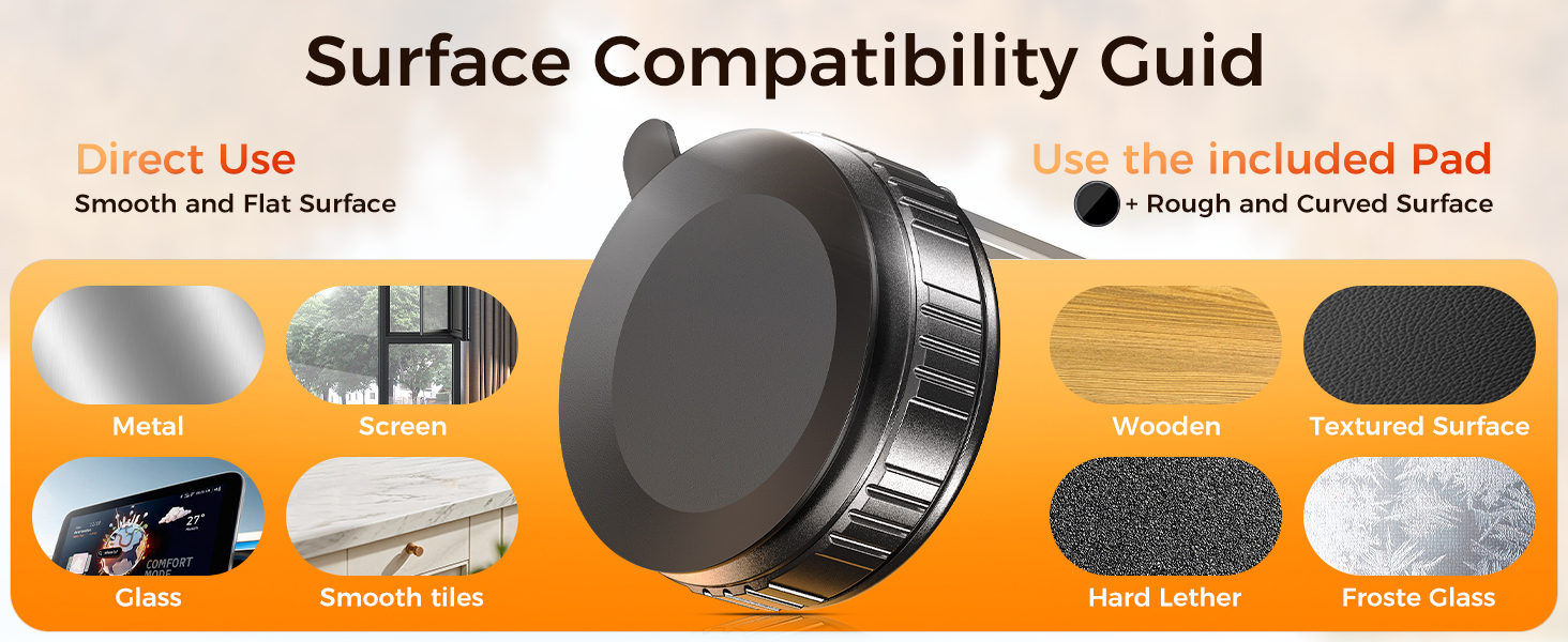 360° Rotation Vacuum Magnetic Phone Holder