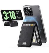 iWALK Stronger Magnetic Wallet, Upgraded for MagSafe Wallet, RFID Blocking, 5 Card Holder with Ad...