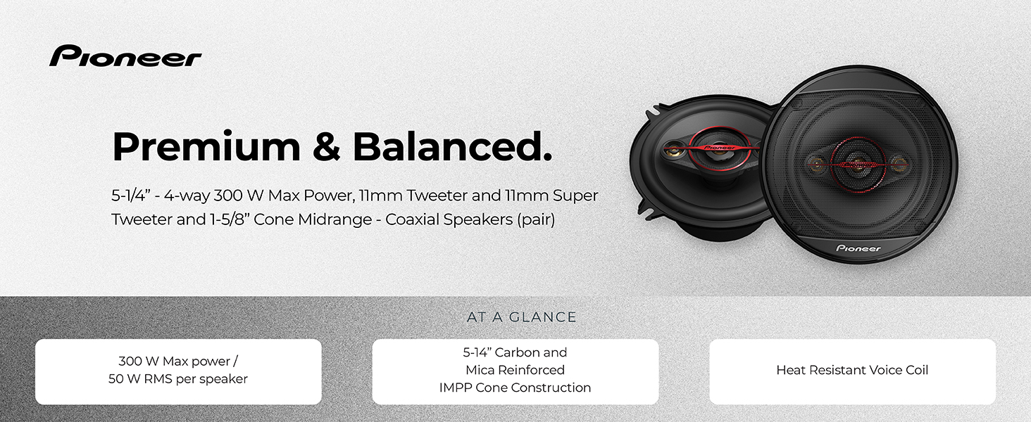 Premium &amp;amp; Balanced.