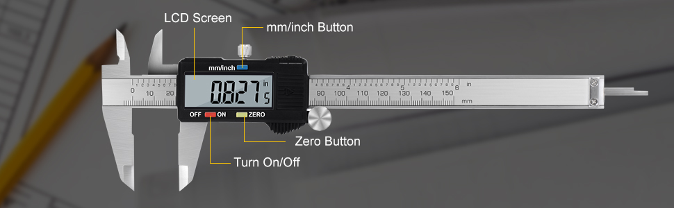  Stainless Steel Digital Caliper