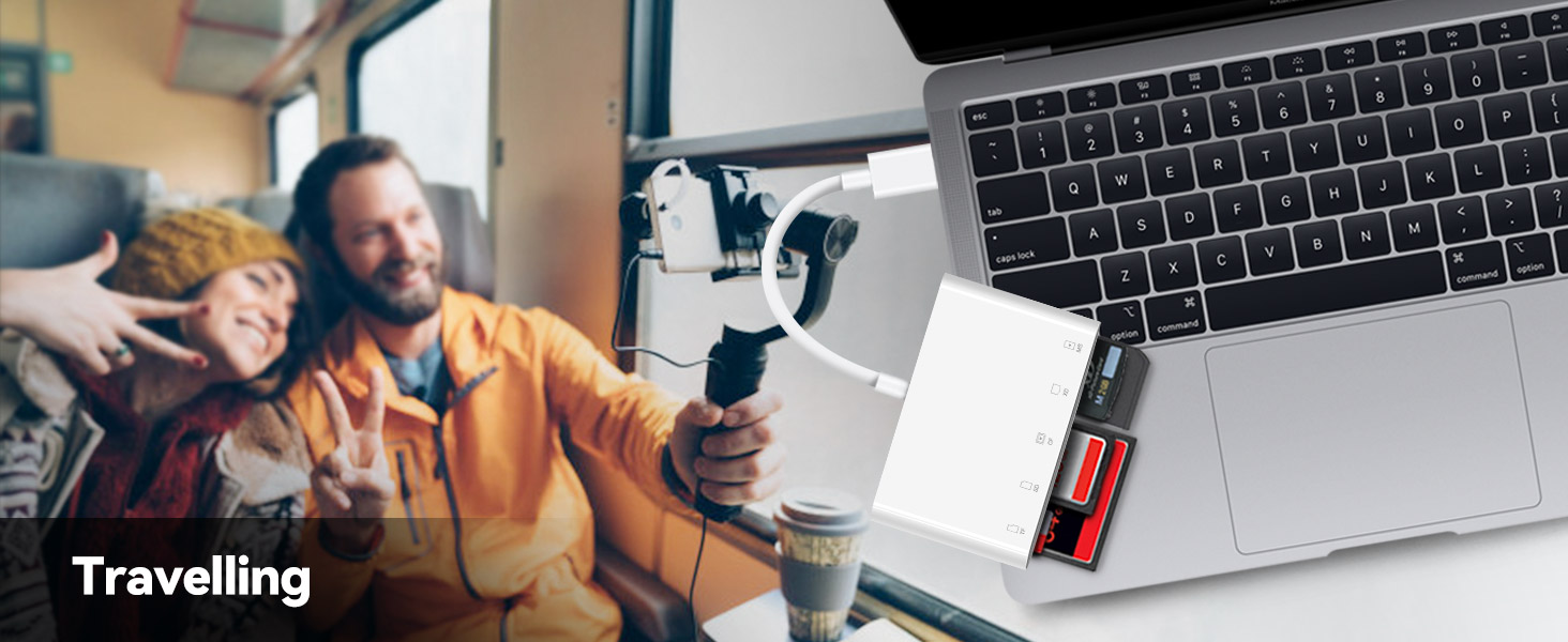 SD Card Reader, USB-C Memory Card Reader