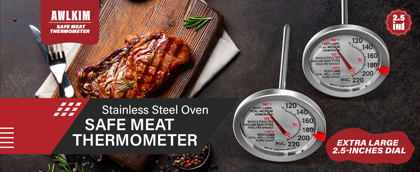 Oven Safe Meat Thermometer
