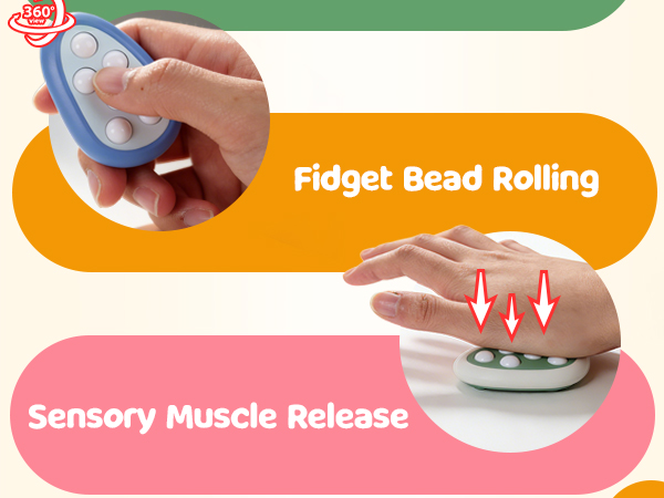 +fidget +sensory +bead rolling +anxiety relief