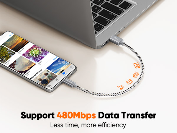 a usb cable connected to a laptop