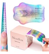Melodysusie Nail Forms for Nail Extensions 100PCS, Long Length and Strong Adhesion, for Acrylic, ...