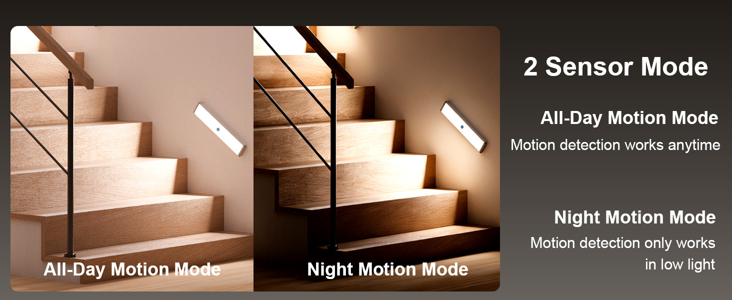 motion sensor step light