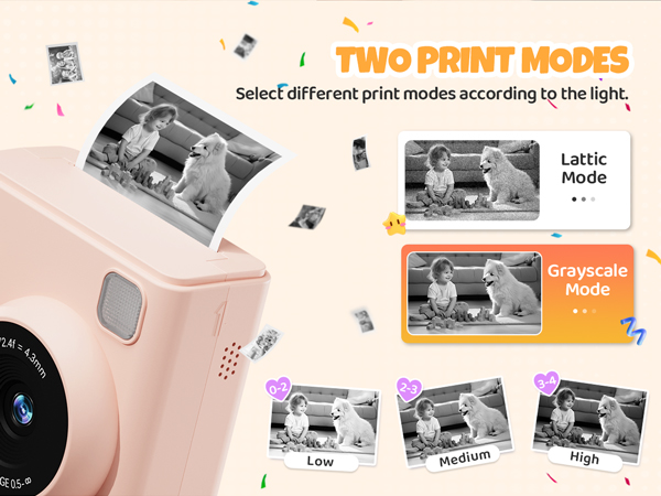 Kids Camera Instant Print