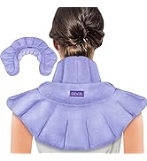 REVIX Microwave Heating Pad for Neck Shoulders and Back Pain Relief with Moist Heat, Weighted Mic...