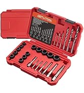 GETLITOOL 27Pcs Impact Bolt &amp; Nut Remover Set, Cr-MO Bolt Extractor Set with Storage Case Include...