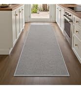 RESARE Kitchen Rugs, No Slip Kitchen Mats for Floor, Absorbent Quick Dry Washable Kitchen Mats in...
