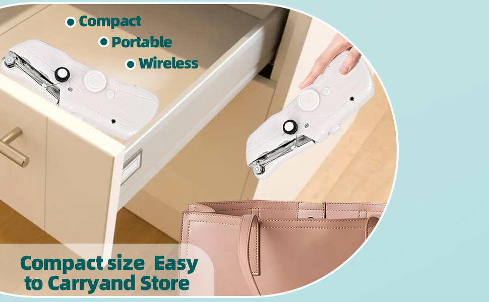 Handheld sewing machine, sewing machine beginners, mini sewing machine