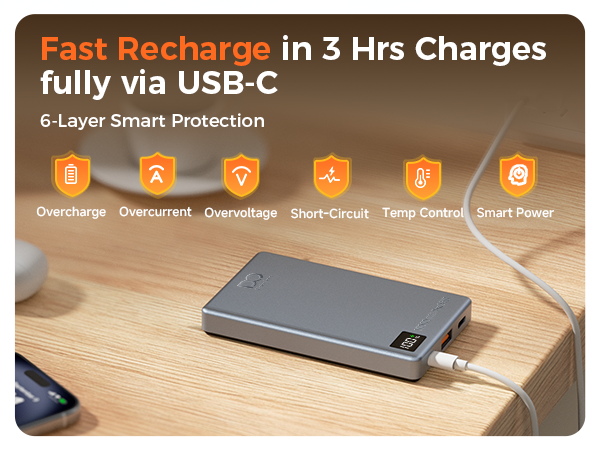 PD 35W Magnetic Wireless Power Bank 10000mAh 6