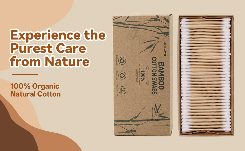 Bamboo Cotton Swabs