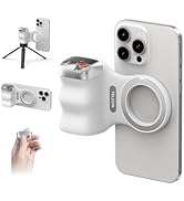 TELESIN Fun Shot Magnetic Phone Camera DSLR Style Shutter Grip for iPhone & Android with Detachab...