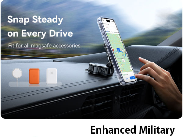 Peerock for iphone 17 pro max case clear with magnetic stand