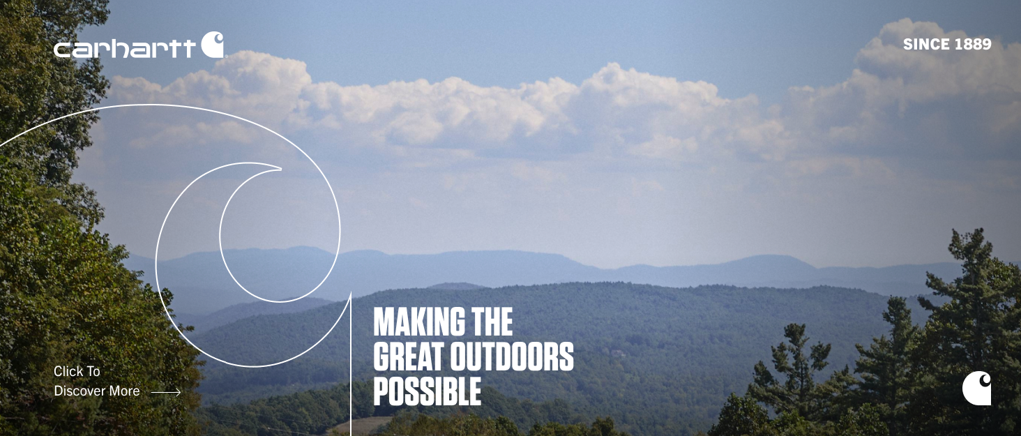 Carhartt, making the great outdoors possible.