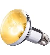 WACOOL Reptile Heat Lamp UVA UVB Reptile Light All in One, Simulated Full Spectrum Basking Sunlig...