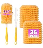 SVPSNUMSI 36 Pack Dusters Compatible with Swiffer Dusters for Cleaning, with 1 Handle, Multisurfa...