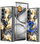 Meshine for Galaxy Z Fold 7 Case,[Compatible with MagSafe][Hinge Protection][Built-in Screen Prot...