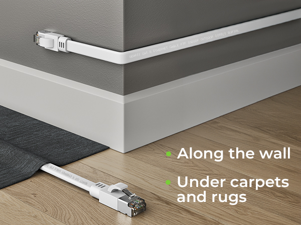 cat6 outdoor ethernet cable flat cord