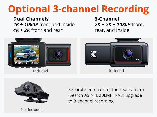 Front and Inside Dash Camera