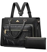MATEIN Convertible Briefcase Backpack for Teacher with USB C Port, 3 in 1 Purse Women Tote Bag Fi...