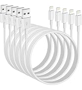 iPhone Charger, 5Pack(3/3/6/6/10FT) [Apple MFi Certified] Apple Charging Cables Lightning Cable F...