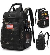 Tactical Backpack Cooler,Lunch Backpack for Men Adults Work with Handle,Soft Cooler Backpack Insu...