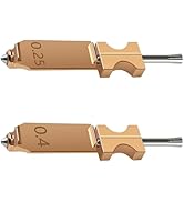 2PCS AD5X Hotend 0.25mm+0.4mm Nozzles Kit Upgraded All Metal Printhead Quick Replacement 3D Print...