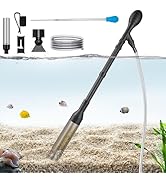 Carefree Fish Aquarium Gravel Cleaner 6Ft Hose Fish Tank Water Changer Sand Vacuum Adjustable Len...