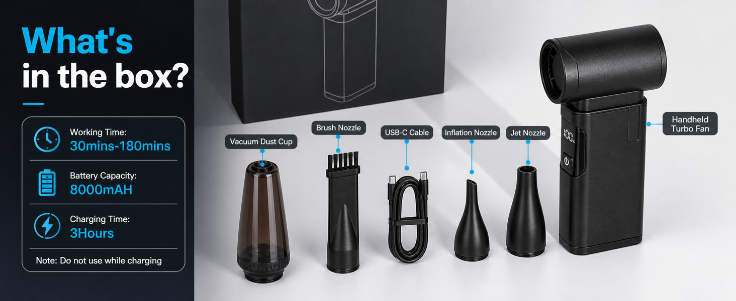 portable fan rechargeable