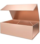 Gift Boxe 12" x 6" x 4" with Magnetic Closure Lid Gift Boxes for Presents,Bridesmaid Gifts Box,Cu...